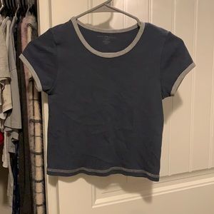 Brandy Melville blue crop top